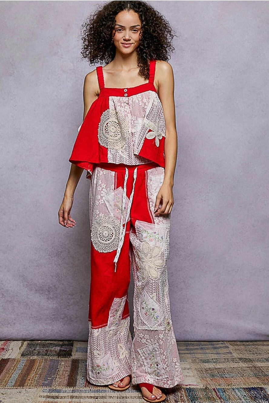 POL Ruby Lace Patchwork Set
